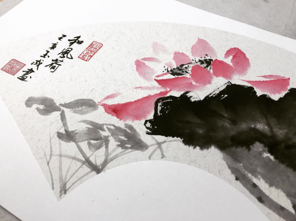 chinese painting beginner class - plum tree painting