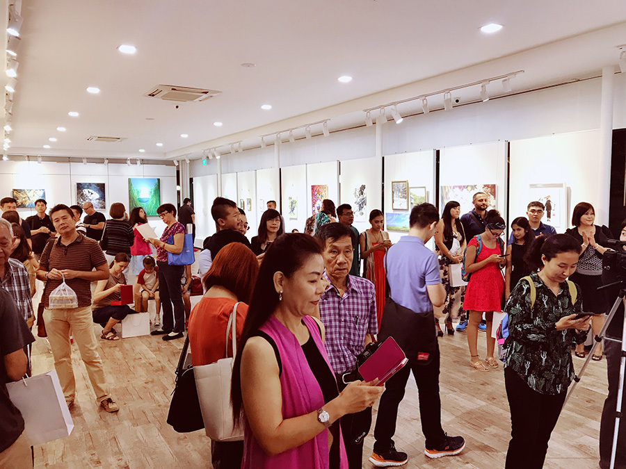 Singapore art event aac2017 art contest winners