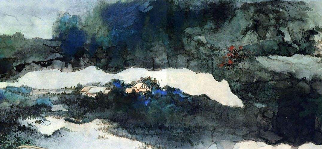 famous chinese painting artist zhang daqian