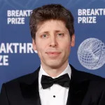 SANTA MONICA, CALIFORNIA - APRIL 05: Sam Altman attends the 2025 Breakthrough Prize Ceremony at Barker Hangar on April 05, 2025 in Santa Monica, California.  (Photo by Taylor Hill/FilmMagic)