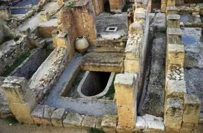House cistern from the time of Hannibal Barca (3rd-2nd century BC), Byrsa Hill, Archaeological Site of Carthage (Unesco World Heritage List, 1979), Tunisia