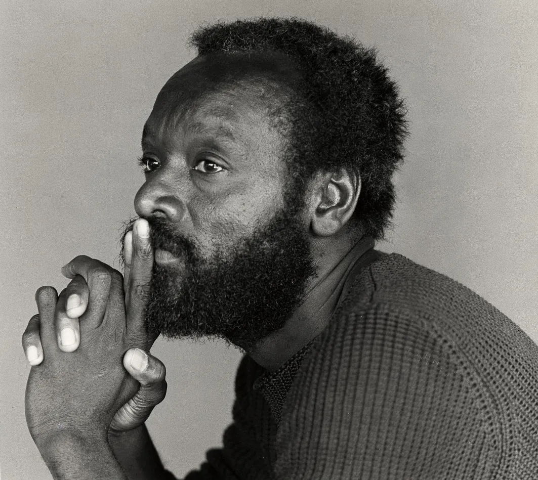 Portrait of Raymond Saunders, 1981, by Mimi Jacobs.