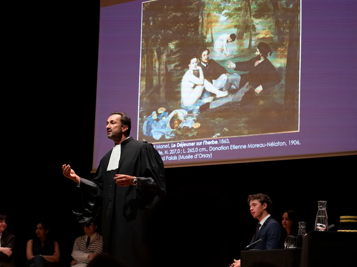 A man in a judge